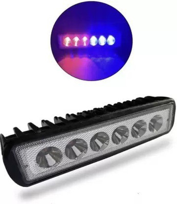 QZ DEVICE Front, Rear LED Indicator Light for Tata Universal For Car, Universal For Bike(Blue, Red)
