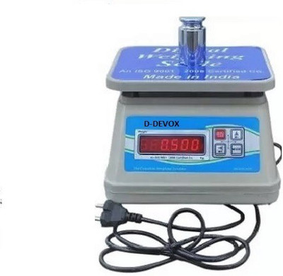 SOYEN SB I TECH-ABS 30kg made in BH SHYAM Weighing Scale(White, Blue)