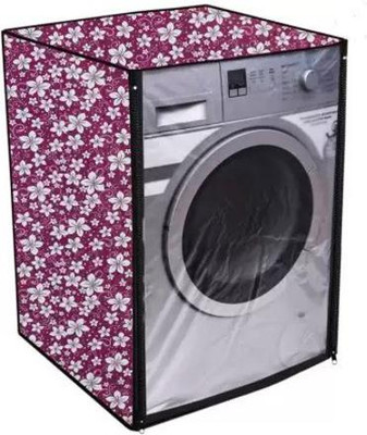 WIN WORLD Front Loading Washing Machine  Cover(Width: 61 cm, Red)