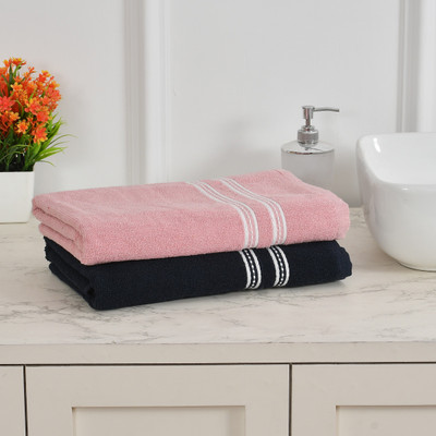 HIDECOR Cotton 400 GSM Bath Towel Set(Pack of 2)