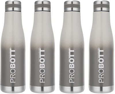 PROBOTT Thermosteel Vacuum Flask Hot & Cold Water Bottle 500 ml Flask(Pack of 4, Grey, Steel)
