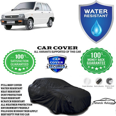 Tamanchi Autocare Car Cover For Maruti Suzuki 800 AC LPG(Black)