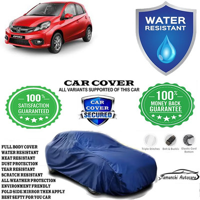 Tamanchi Autocare Car Cover For Honda Brio VX(Blue)