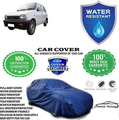 Tamanchi Autocare Car Cover For Maruti Suzuki 800 DX 5 Speed(Blue)