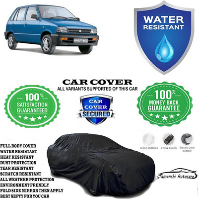 Tamanchi Autocare Car Cover For Maruti Suzuki 800 Std BSII(Black)