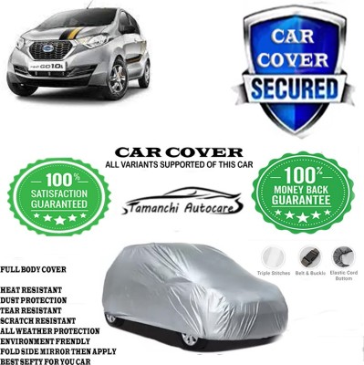 Tamanchi Autocare Car Cover For Datsun Redi GO Gold 1.0(Silver)