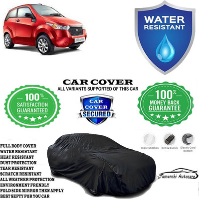 Tamanchi Autocare Car Cover For Mahindra Reva E2O T0(Black)