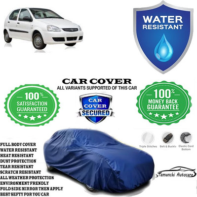 Tamanchi Autocare Car Cover For Tata Indica Turbo(Blue)