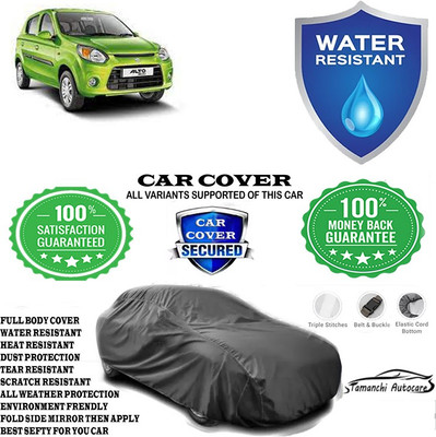 Tamanchi Autocare Car Cover For Maruti Suzuki Alto 800 LXI Opt S-CNG(Grey)