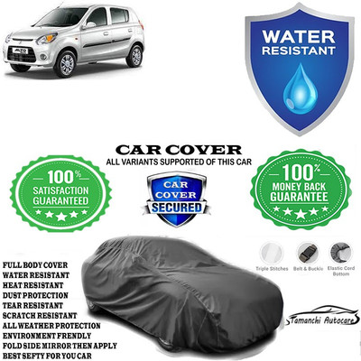 Tamanchi Autocare Car Cover For Maruti Suzuki Alto 800 LX Optional(Grey)