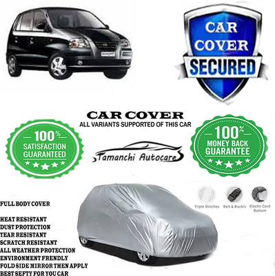 Tamanchi Autocare Car Cover For Hyundai Santro Xing XO(Silver)