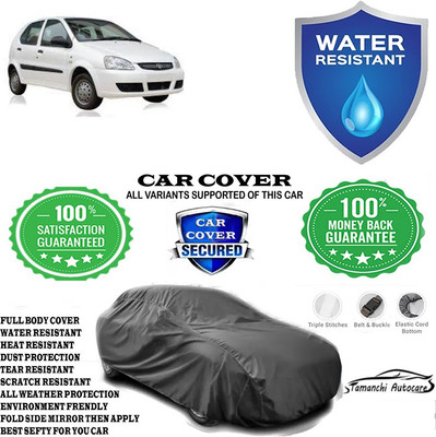 Tamanchi Autocare Car Cover For Tata Indica Turbo(Grey)