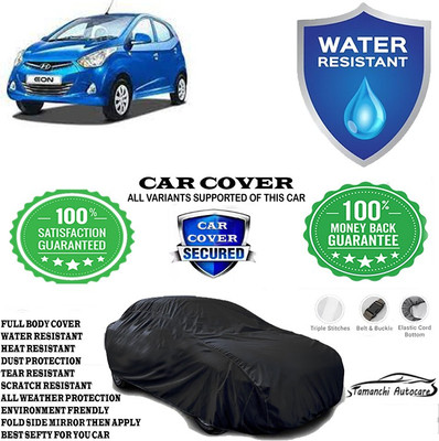 Tamanchi Autocare Car Cover For Hyundai EON D Lite Plus(Black)