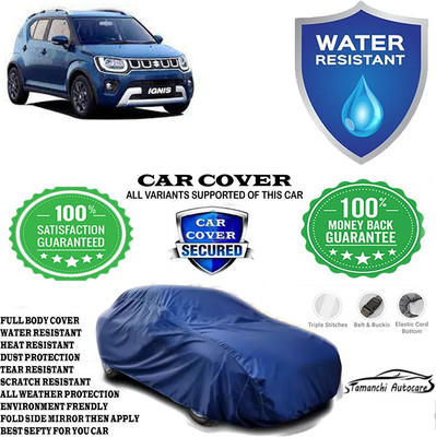 Tamanchi Autocare Car Cover For Maruti Suzuki Ignis 1.2 Alpha Petrol(Blue)