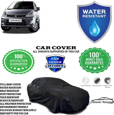 Tamanchi Autocare Car Cover For Maruti Suzuki Zen Estillo LXI GREEN CNG(Black)