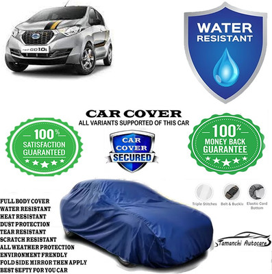 Tamanchi Autocare Car Cover For Datsun Redi GO Gold 1.0(Blue)