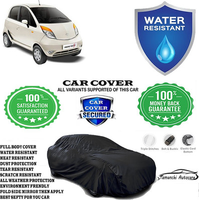 Tamanchi Autocare Car Cover For Tata Nano LX(Black)