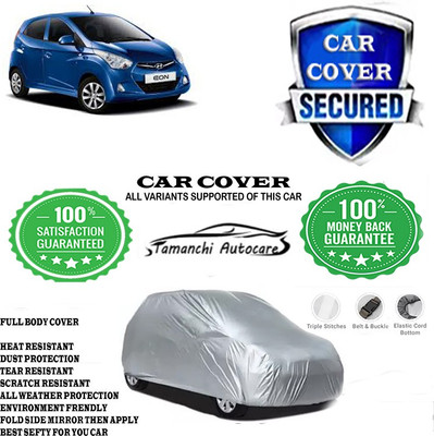Tamanchi Autocare Car Cover For Hyundai EON Era Plus Option(Silver)