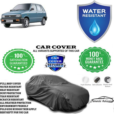Tamanchi Autocare Car Cover For Maruti Suzuki 800 MPFI 4SPEED TI(Grey)