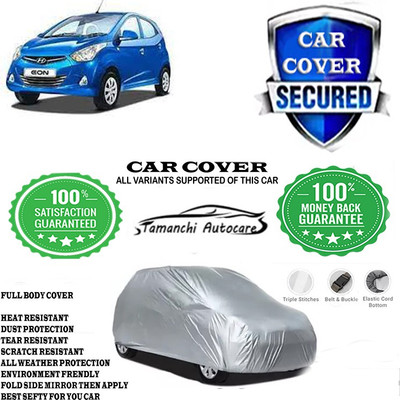 Tamanchi Autocare Car Cover For Hyundai EON D Lite Plus(Silver)