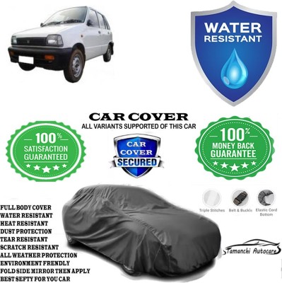 Tamanchi Autocare Car Cover For Maruti Suzuki 800 DX 5 Speed(Grey)