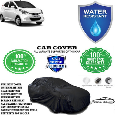 Tamanchi Autocare Car Cover For Hyundai EON D Lite(Black)