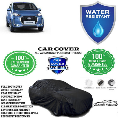 Tamanchi Autocare Car Cover For Datsun Redi GO AMT 1.0(Black)