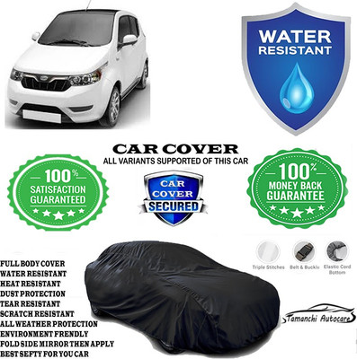 Tamanchi Autocare Car Cover For Mahindra e2oPlus P4(Black)
