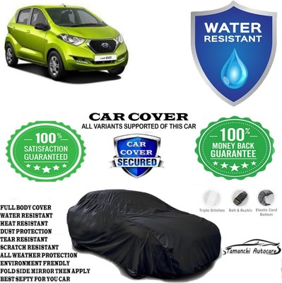 Tamanchi Autocare Car Cover For Datsun Redi-Go 1.0 S Petrol(Black)