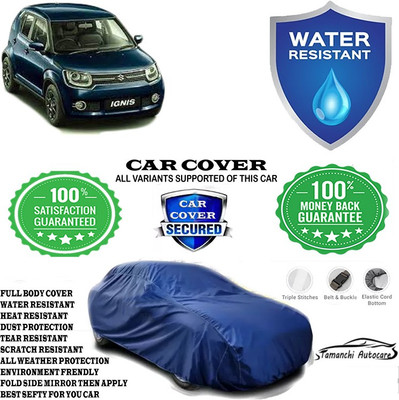 Tamanchi Autocare Car Cover For Maruti Suzuki Ignis 1.2 Delta Petrol(Blue)