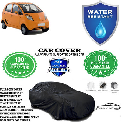 Tamanchi Autocare Car Cover For Tata Nano XE(Black)