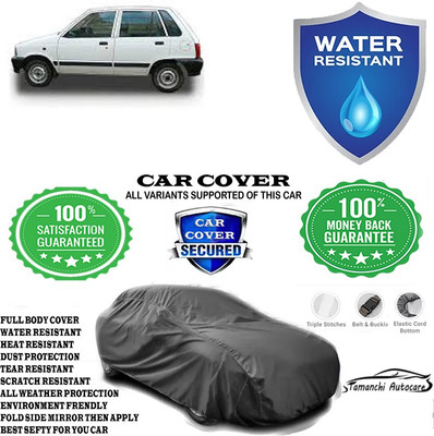 Tamanchi Autocare Car Cover For Maruti Suzuki 800 EX 5 Speed(Grey)