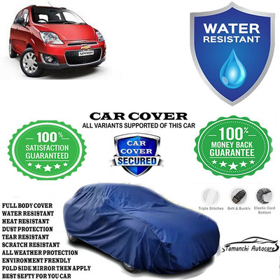 Tamanchi Autocare Car Cover For Chevrolet Spark(Blue)