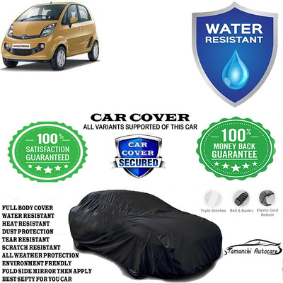 Tamanchi Autocare Car Cover For Tata Nano XTA(Black)