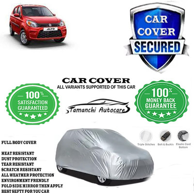 Tamanchi Autocare Car Cover For Maruti Suzuki Alto 800 LXI S-CNG(Silver)