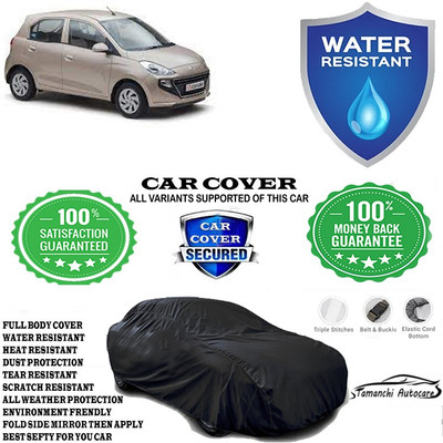 Tamanchi Autocare Car Cover For Hyundai Santro Magna AMT Petrol(Black)