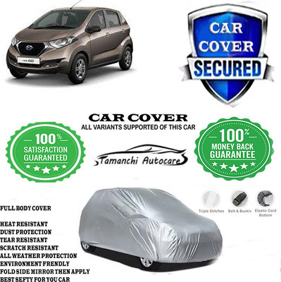 Tamanchi Autocare Car Cover For Datsun Redi-Go AMT 1.0 S Petrol(Silver)