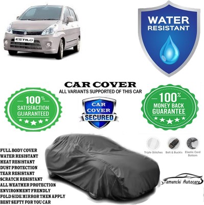 Tamanchi Autocare Car Cover For Maruti Suzuki Zen Estilo(Grey)