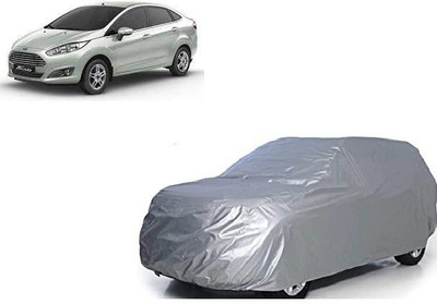 Anlopeproducts Car Cover For Ford Fiesta 1.5 TDCi Trend (With Mirror Pockets)(Silver)