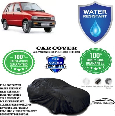 Tamanchi Autocare Car Cover For Maruti Suzuki 800 AC BSIII(Black)