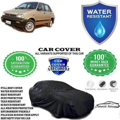Tamanchi Autocare Car Cover For Maruti Suzuki 800 MPFI 5 SPEED TYPEII(Black)