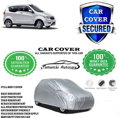 Tamanchi Autocare Car Cover For Mahindra e2o Plus P4 Electric(Silver)