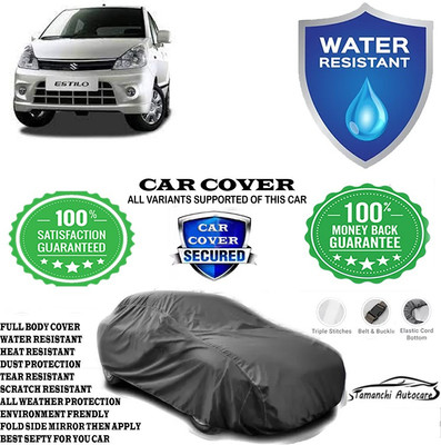 Tamanchi Autocare Car Cover For Maruti Suzuki Zen Estillo LX(Grey)