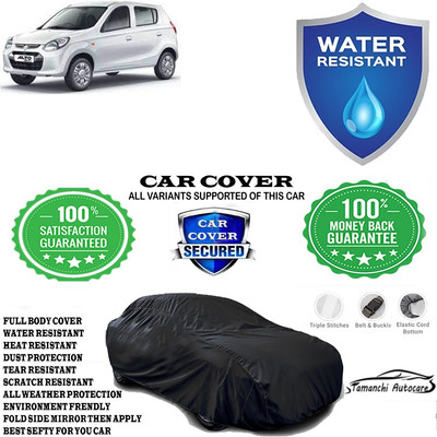 Tamanchi Autocare Car Cover For Maruti Suzuki Alto 800 LXI(Black)