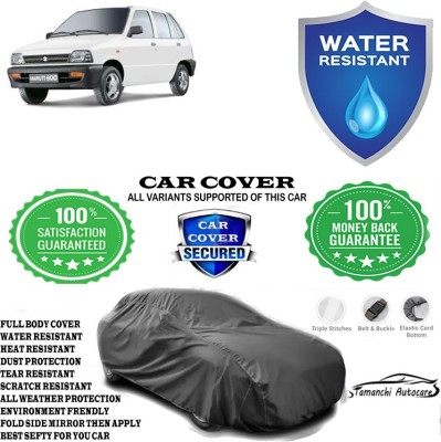 Tamanchi Autocare Car Cover For Maruti Suzuki 800 Std. LPG(Grey)