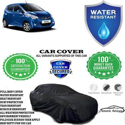 Tamanchi Autocare Car Cover For Hyundai EON Era Plus Option(Black)