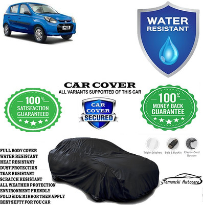 Tamanchi Autocare Car Cover For Maruti Suzuki Alto 800 LX(Black)