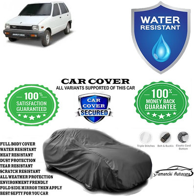 Tamanchi Autocare Car Cover For Maruti Suzuki 800 AC Uniq(Grey)