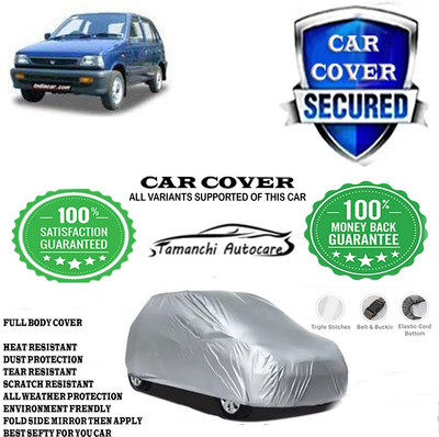Tamanchi Autocare Car Cover For Maruti Suzuki 800 DX BSII(Silver)