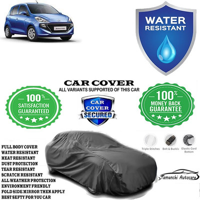 Tamanchi Autocare Car Cover For Hyundai Santro Sportz SE AMT Petrol(Grey)